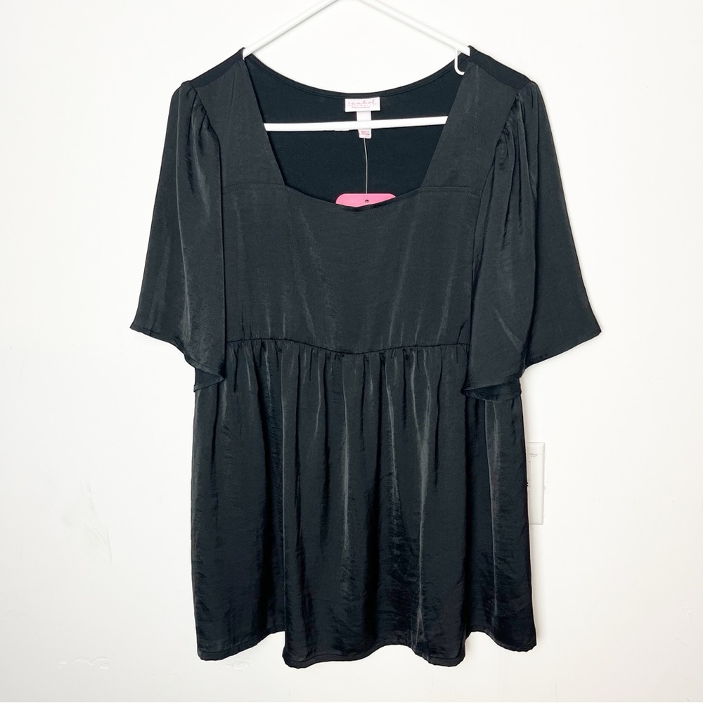 Isabel Maternity by Ingrid & Isabel Black Blouse